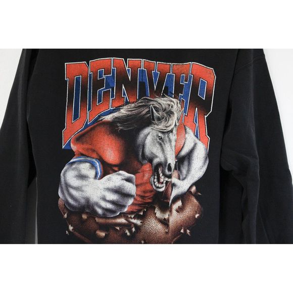 Vintage Denver Broncos Football NFL Sweatshirt - Picture 2 of 6
